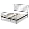 Baxton Studio Alva Modern and Contemporary Industrial Black Finished Metal Full Size Platform Bed 187-11630-Zoro - alternate 8